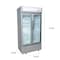 Premium Levella 16 cu. ft. Commercial Display Refrigerator Two Glass Door Merchandiser in Silver PRN165DX - alternate 7